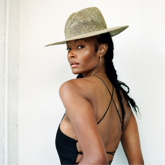 Limited-edition Monrowe™ X J.Crew tall straw hat S M - Picture 1 of 5